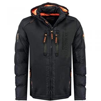 Giubbotto bi-materiale Geographical Norway con cappuccio