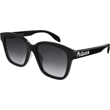 Alexander McQueen AM0331SK 001 Gafas de sol Acetato Nero Grigio