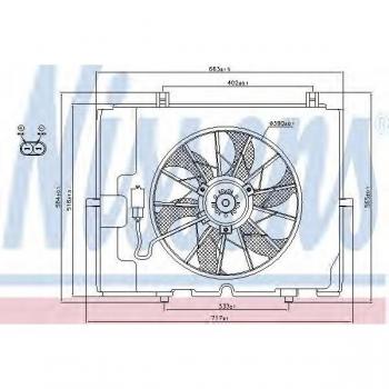 85653 Ventola Radiatore Nissens