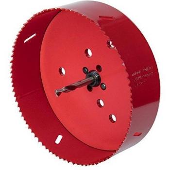 Trépan BIM Wolfcraft ø 152 mm queue 6 pans 10 mm 5498000 rouge