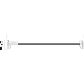 Punch-free Shower Curtain Support Rod