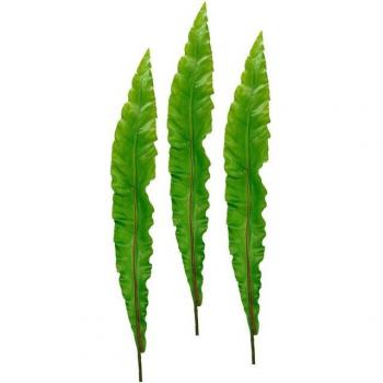 I.GE.A. „Nestfarnblatt“ Monstera Kunstpflanze – 3er Set