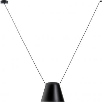 LEDS-C4 Ø 24 cm Black Cone Pendant