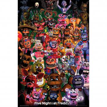 Affiche Close‑Up Ultimate : Five Nights at Freddy’s – Lot 91,5 × 61 cm