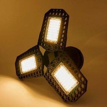 Industrial LED Garage Light E27 40W 60W 80W Adjustable Angle Deformable AC85-265V