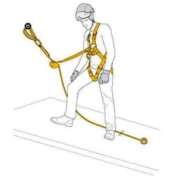 Autoblock Fall Arrest Kit ASAP di Petzl, Lunghezza 10 m, Taglia 1