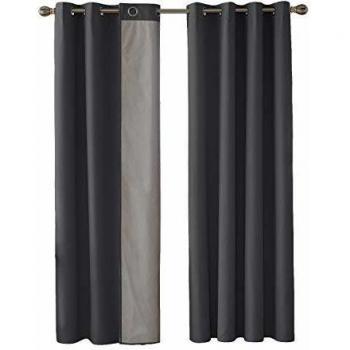 Tende Isolanti Grigio Scuro Oxford 135x240