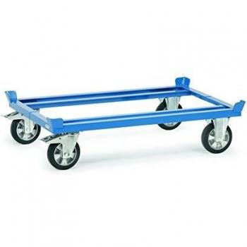 Sous‑palette 22811 1210×810 mm, acier bleu Ral5007, 1200 kg