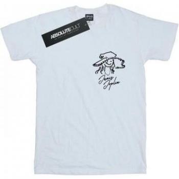 Janis Joplin Boys T-Shirt 5-6 Years White