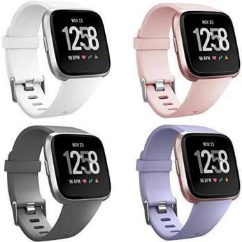 Classic Silicone Wristband Set for Fitbit Versa