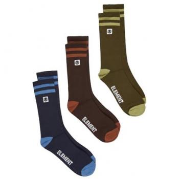 Socken ELEMENT „2Tone Icon 3Pk“ – Damen – Multicolor