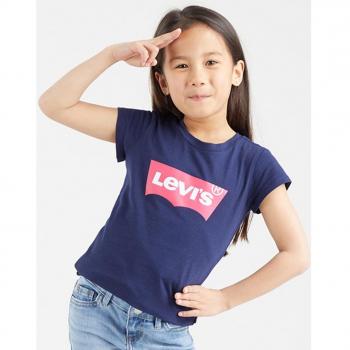 T‑Shirt Levi’s Batwing Azul Escuro Infantil