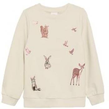 S.Oliver Junior Sweatshirt mit Glitzerdruck