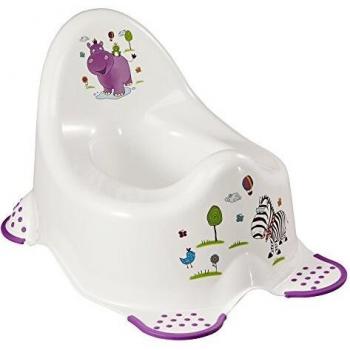Orinal Antideslizante Hippo, 18 meses a 3 años, Blanco