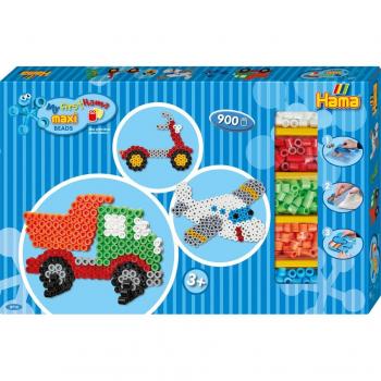 Hama 8716 Maximized Vehicle Kit – 900 Beads in a Gift Package