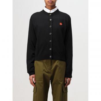 Kenzo Cardigan „Black Logo“ – L, Farbe Schwarz