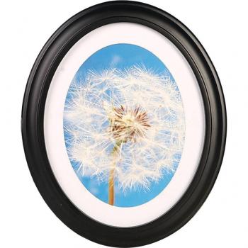 Rustic Wooden Oval Frame