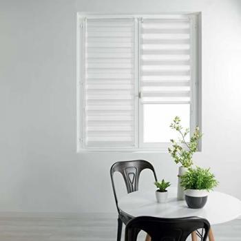 Store enrouleur tamisant blanc
