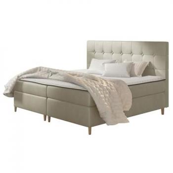 Cama Continental Baltimore 130 Individual 120x200 Marrón Claro