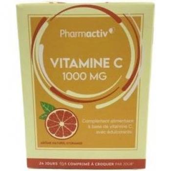 Vitamin C 1000 mg + 24 cápsulas, marca Pharmactiv
