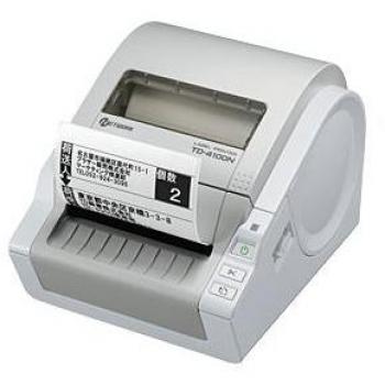 Fratelli Stampante Termica Diretta TD-4100N con Risoluzione di 300 x 300 DPI e Cavo Incluso
