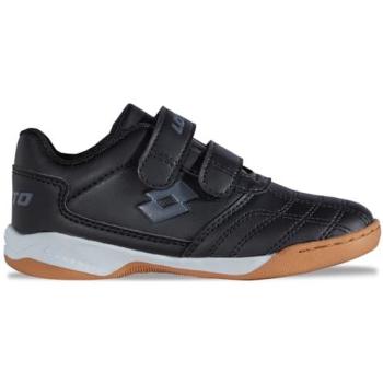 Lotto Hallenschuh (Mädchen) – Gr. 30, schwarz/dunkelgrau, Synthetik, nicht-färbende Sohle