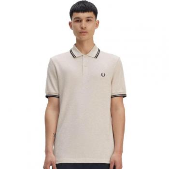 Fred Perry Herren Poloshirt M3600 Beige L