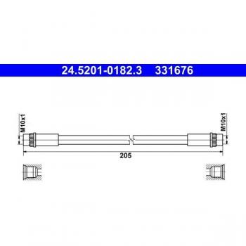 ATE Bremsleitung 24.5201-0182.3