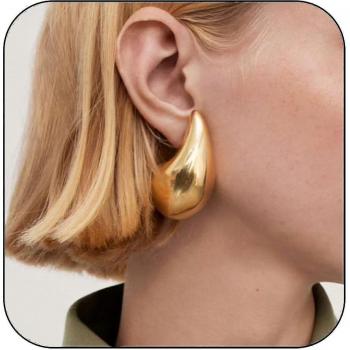 Boucles d’oreilles en goutte d’eau en or