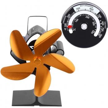 5-Blade Heat Powered Fan