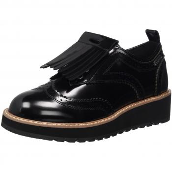 Pepe Jeans Ramsy Tassel, Zapatos Brogue para Mujer, Color Negro