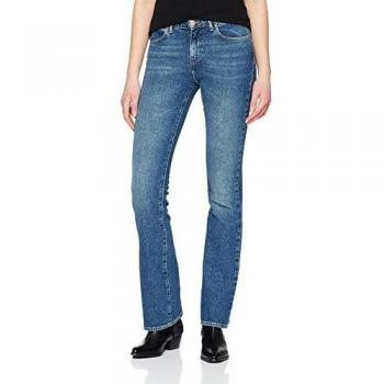 Jeans Bootcut Wrangler, Bleu (Yucca Valley 21x), 28W/34L Femme