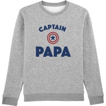 Hanorac CAPTAIN PAPA ENKR XS grigio melange per uomo