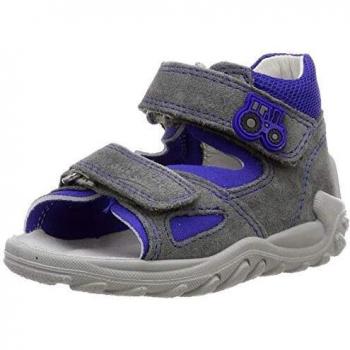 Superfit Flow, Sandales Bout Ouvert bébé garçon, (Hellgrau/Blau 26), 21 EU