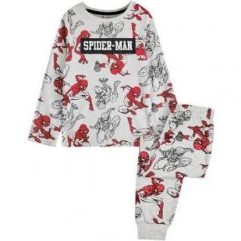 Set pyjama Spider‑Man pour enfants 2 à 3 ans, imprimé complet gris/rouge