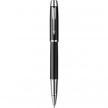 Parker IM Stylo Roller Pointe Fine Chromé Noir