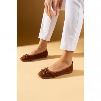 Platine Ballerina femme, semelle souple en nubuck