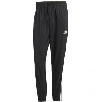 Pantaloni Sportivi Adidas Essentials Woven 3 Stripes Nero / Bianco XL