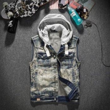 Slim Plus Size Vintage Printed Men's Vest