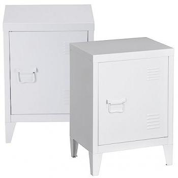 Ensemble de 2 tables de chevet Inari 57 x 40 x 30 cm blanc