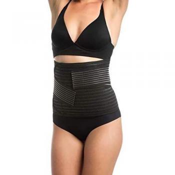 Upspring Shrinkx Belly – Fascia per la Perdita Peso Post Parto (Nera, L/XL)
