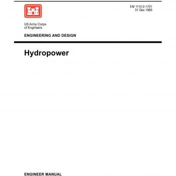 Engineering and Design: Hydropower