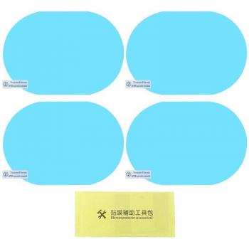 4 Pcs Anti-Fog Mirror Window Film