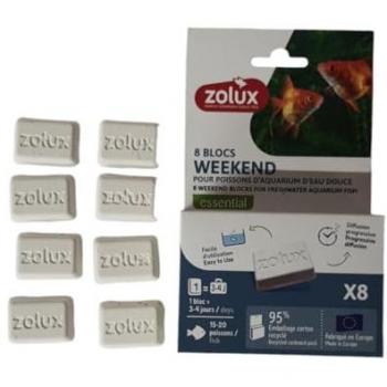 Pack Zolux 8 Blocs : Week‑End Nourriture Poisson 15-20 (3-4 J)