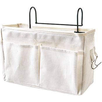 Cesta de lona colgante con gancho