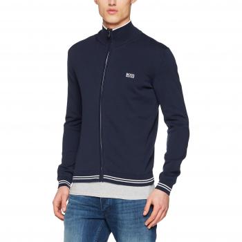 BOSS Athleisure Herren Strickjacke Zome_S18, Blau, S