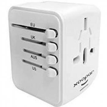 Adaptateur de Voyage Xoopar avec 3 Ports USB et 1 Port USB-C