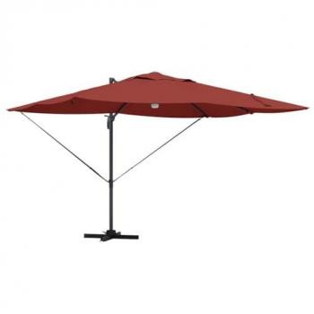 Roma Dual‑Tone Cantilever Umbrella – 352 × 251 × 265 cm