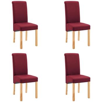 Ruby Linen Wood Dining Chair Collection – 4 Unit