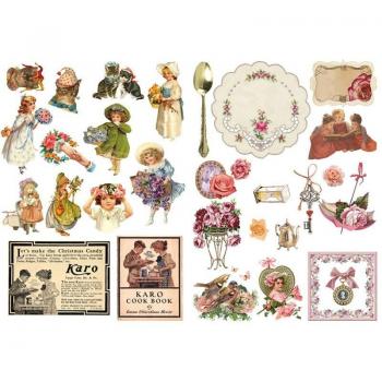 Vintage Circus Clown Ticket Desk Organizer Stickers